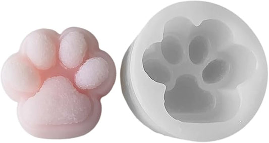 Portable Sturdy Silicone Cats Paws Squeeze Mold Set Craft Supplies for Kids Creativity and Home Decoration Enhancement