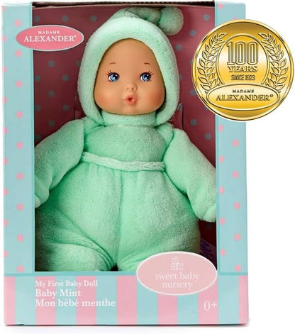 Madame Alexander 12-Inch My First Baby Doll, Mint, Light Skin Tone