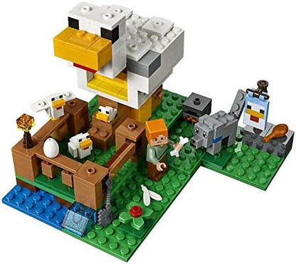 LEGO Minecraft The Chicken Coop 21140 Building Kit , 84 months to 168 months(198 Pieces)