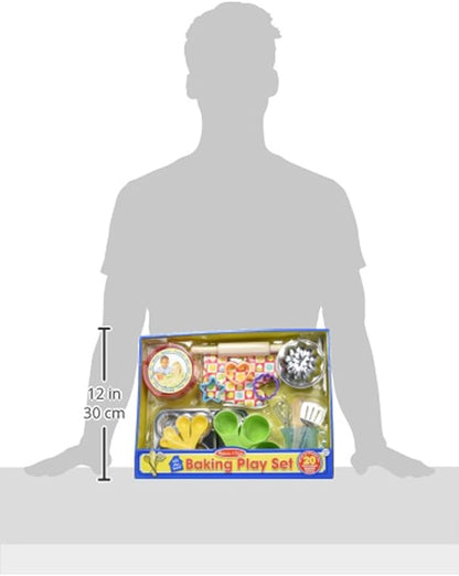 Melissa & Doug Baking Play Set (20 pcs) - Play Kitchen Accessories