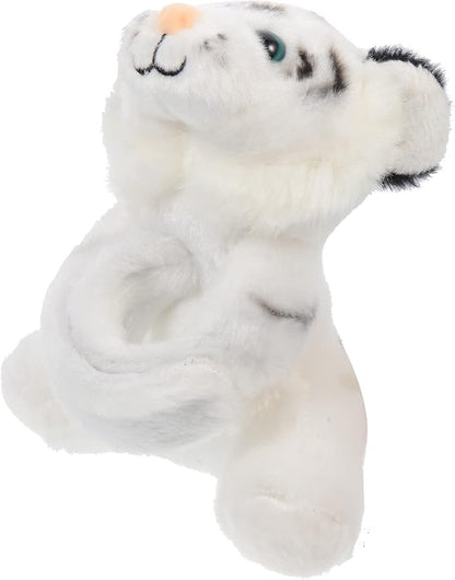 Kisangel 1pc Plush Huggable Stuffed Animals Jungle Themed Slap Bracelet Wrist Hugger Plush for Jungle Party Favors(As Shown 1)