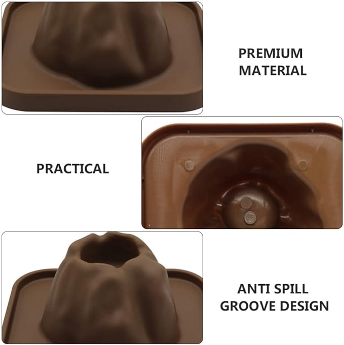 Toddmomy 5Pcs Volcanic Model Volcano Science Kit Volcano Eruption Toy Volcano Prop Scientific DIY Demonstration Model Fairy Garden Landscape Decoration