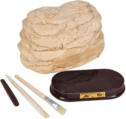 ArtCreativity Dinosaur Excavation Kit for Kids, Brachiosaurus Skull Excavating Set with Fossil Digging Tools and Stand, Fun Science Activity Toy, Educational Dinosaur Gift for Boys and Girls