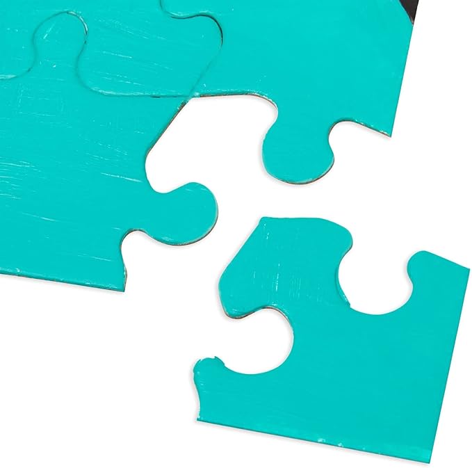 Juvale 36 Pack Blank Puzzles to Draw On, 8.5x11 Make Your Own Jigsaw Puzzle for Kids DIY, Arts and Crafts Projects (48 Pieces Each)