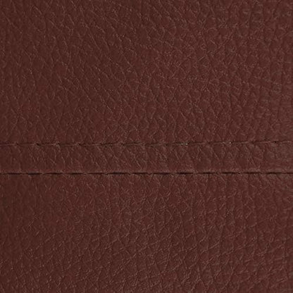 Ample Decor Bean Bag Cover (No Filling), Plush Toys Storage Soft Leatherette, Durable Construction Sturdy Zipper, Ideal for Children and Teenagers - Tan Brown