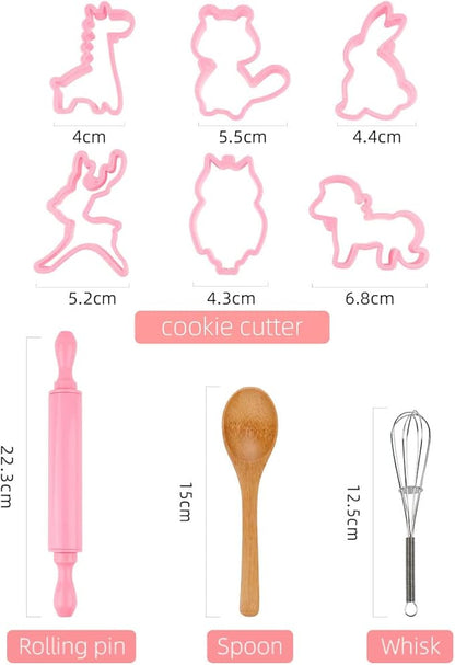 TOONRAIN Kids Cooking and Baking Set Chef Hat and Apron Dress Up Kitchen Costume Boys Girls Toys Birthday Christmas Gift