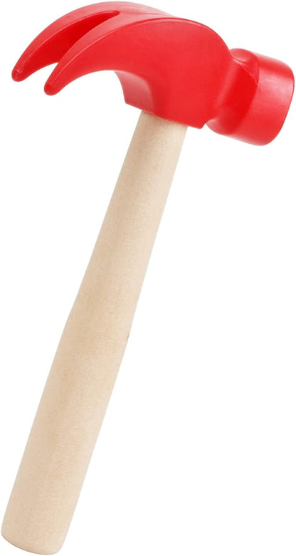 Fowecelt Wooden Hammer Toys Simulation Hammers Maintenance Tools Educational Toys for Kids Birthday Party Games Supplies