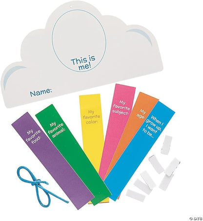 All About Me Rainbow Craft Kit - Craft Kits - 12 Pieces