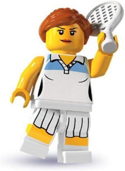 Lego: Minifigures Series 3 > Female Tennis Player Mini-Figure