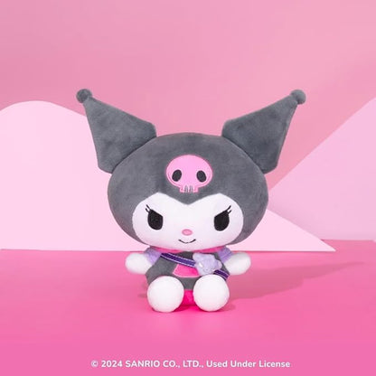 Jazwares Hello Kitty and Friends, Kuromi Series 1 Plush - Hoodie Fashion and Bestie Accessory - Officially Licensed Sanrio Product from