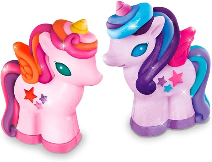 4M | Mould and Paint | 3D Unicorns | Mould, Paint and Design 3D Magical Unicorns | Kids Age 3+,Pink