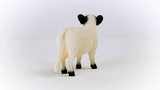 Schleich Farm World Realistic Galloway Cow Figurine - Highly Detailed and Durable Farm Animal Toy, Fun and Educational Play for Boys and Girls, Gift for Kids Ages 3+