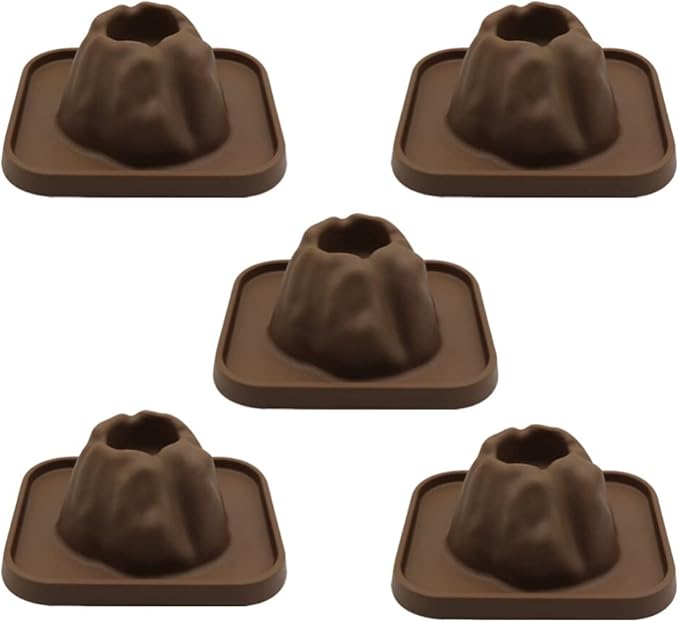 Toddmomy 5Pcs Volcanic Model Volcano Science Kit Volcano Eruption Toy Volcano Prop Scientific DIY Demonstration Model Fairy Garden Landscape Decoration