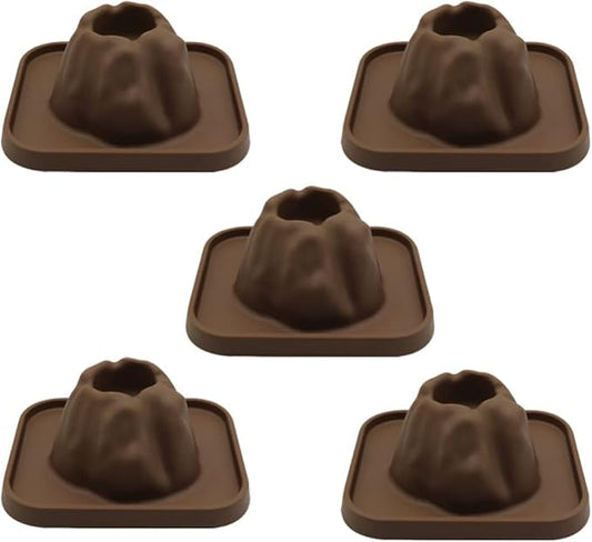 Toddmomy 5Pcs Volcanic Model Volcano Science Kit Volcano Eruption Toy Volcano Prop Scientific DIY Demonstration Model Fairy Garden Landscape Decoration