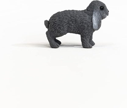 Schleich Farm World, Realistic Animal Toys for Boys and Giels, Lop Eared Bunny Rabbit Toy Figurine, Ages 3+