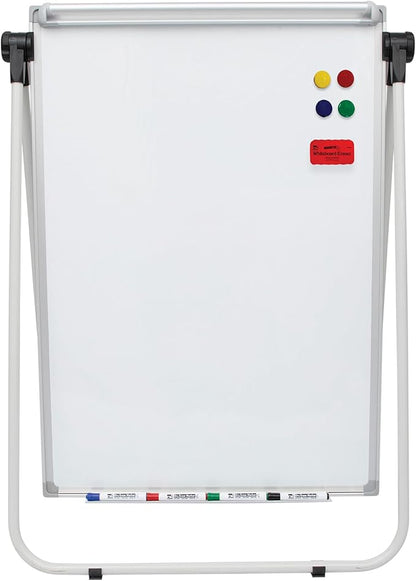 Charles Leonard Double Sided Magnetic Whiteboard Easel