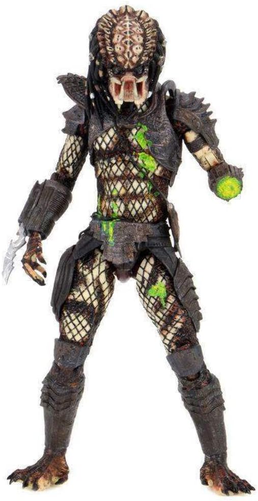 NECA - Predator 2 Ultimate Battle Damaged City Hunter 7 Action Figure, Battle Damaged City Hunger, 8 Inch