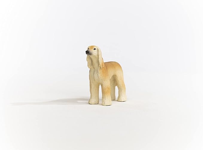 Schleich Farm World, Cute and Realistic Dog Toy Animals For Boys and Girls, Afghan Hound Dog Figurine, Ages 3+