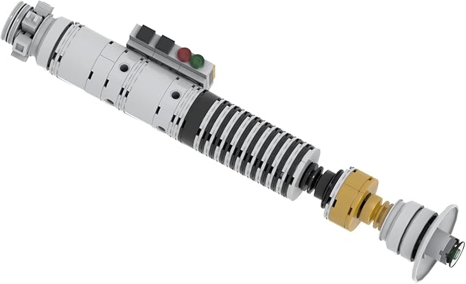 MOOXI-MOC Space Wars Luke Sword Lightsaber Hilt Building Set,Creative Building Blocks Kit(127pcs)