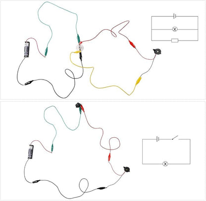 Sntieecr Electric Circuit Motor Kit, Educational Montessori Learning Kits for Kids DIY STEM Science Project