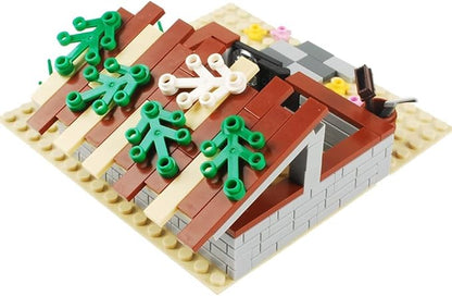 Farm Field Set Building Blocks Plant Animal Crops Building Bricks Kit DIY Building Set Compatible All Major Brands (#C)