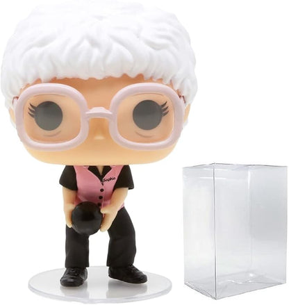 Funko TV: Golden Girls - Sophia in Bowling Uniform Pop! Vinyl Figure (Bundled with Compatible Pop Box Protector Case), Multicolored, 3.75 inches