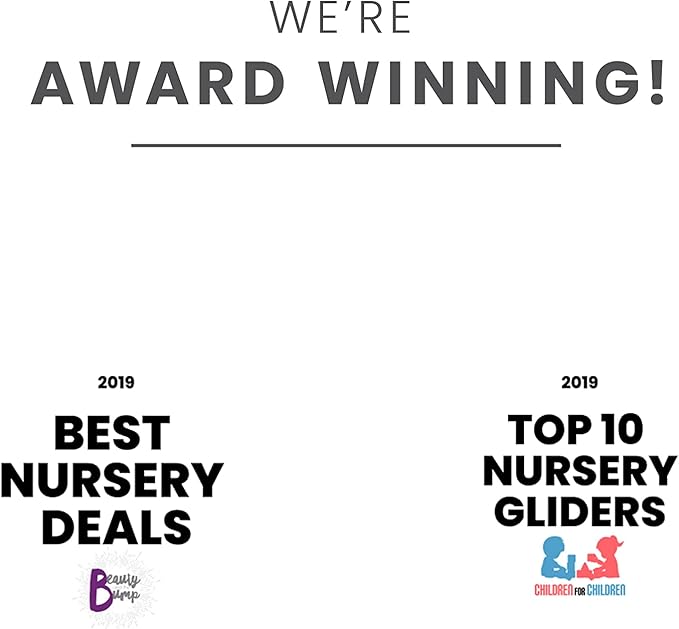 Delta Children Blair Slim Nursery Glider Swivel Rocker Chair, Taupe