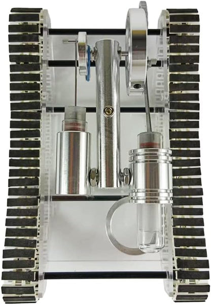 God ice Stirling Engine Model Tank Stirling Physical Experiment Science Education Engine Model Children's Creative Gift Adult (Detachable)