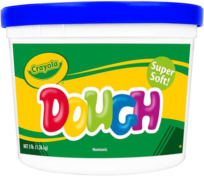 Crayola Modeling Dough, Blue, Bulk Classroom & Art Supplies For Kids, 3lb, Resealable Bucket