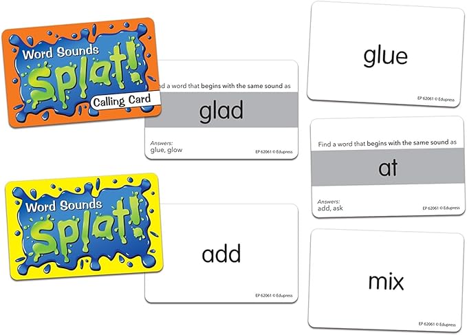 Teacher Created Resources Beginning and Ending Sounds Splat™ Game Grades K-2 (EP62061)