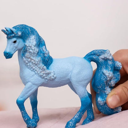 Schleich bayala New 2023, Unicorn Toys for Girls and Boys, Elementa Water Flame Unicorn Toy Figurine, Ages 5+