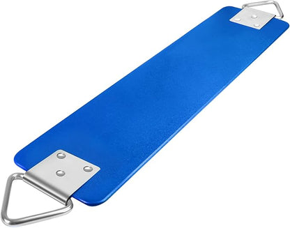 Swing Seat with Metal Triangle Ring 30.4 x 5.9 Inch, Heavy Duty Swing Set Replacement Accessories for Kids & Adults Outdoor, Playground,Trees, Backyard- Blue(Support 300LB)