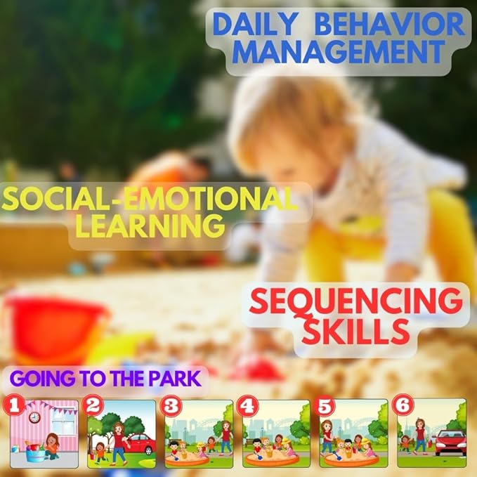 Sequence for Kids Daily Routine Cards Speech Therapy Material Social Development and Sentence Building for Kids ABA Therapy Material Speech Therapy Game English Language Bilingual Learners ESL