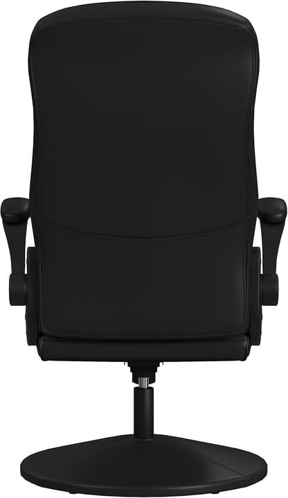 RESPAWN 800 Gaming Chair Floor, Swivel Rocker Gaming Chair, High Back Ergonomic Floor Gaming Chair for Kids and Adults, Gaming Recliner, Floor Rocker Chair with Armrests - Black