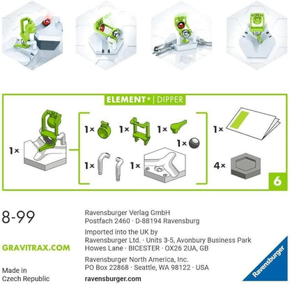 Ravensburger GraviTrax Dipper Accessory| EncourAgess Experimentation and Creativity | Compatible with All GraviTrax Systems | Gift for Kids Ages 8+