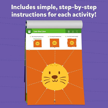 Skillmatics Art & Craft Activity Kit - Snip, Snip, Develop Scissor Skills, Child Safe, TikTok Viral Sensation, Craft Kits, Valentine's Day Gifts for Ages 3, 4, 5, 6, 7