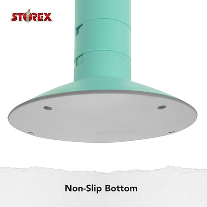 Storex Wiggle Stool – Active Flexible Seating for Classroom and Home Study, Adjustable 12-18 Inch Height, Teal (00306U01C)