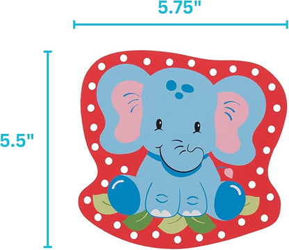 Serabeena Safari Kids Lacing Cards - Colorful Lacing Cards for Kids Ages 3-5 Plus - Lace Up Sewing Cards - Develops Hand-Eye Coordination & Fine Motor Skills - 5 Sewing Animals for Kids with Laces