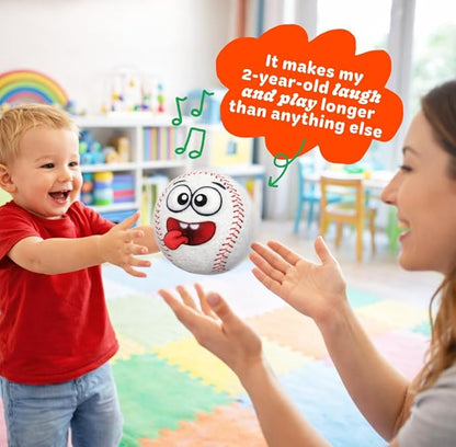 Move2Play, Hilariously Interactive Toy with Music & Sound Effects for Boy & Girl | Ball for Toddler & Baby | 6, 12, 18+ Months | 1, 2, 3+ Year Old