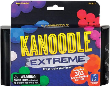 Educational Insights Kanoodle Extreme Puzzle Game, Brain Teaser Puzzle Challenge Game, Travel Games, Gift for Ages 8+