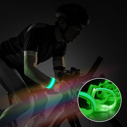 8pcs LED Light Up Bracelets Glow Flashing Wristbands Glow in The Dark Party Supplies for Wedding, Raves, Concert, Camping,Sporting Events, Party