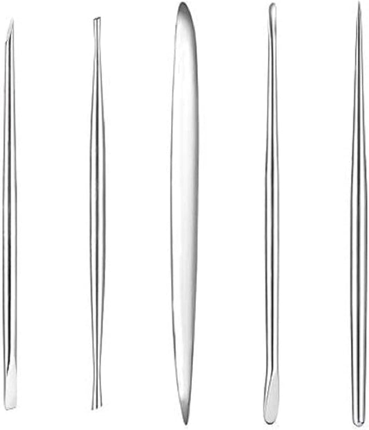 Ceramic Pottery & Clay Ribbon Sculpting Tool Kit (Set of 5)