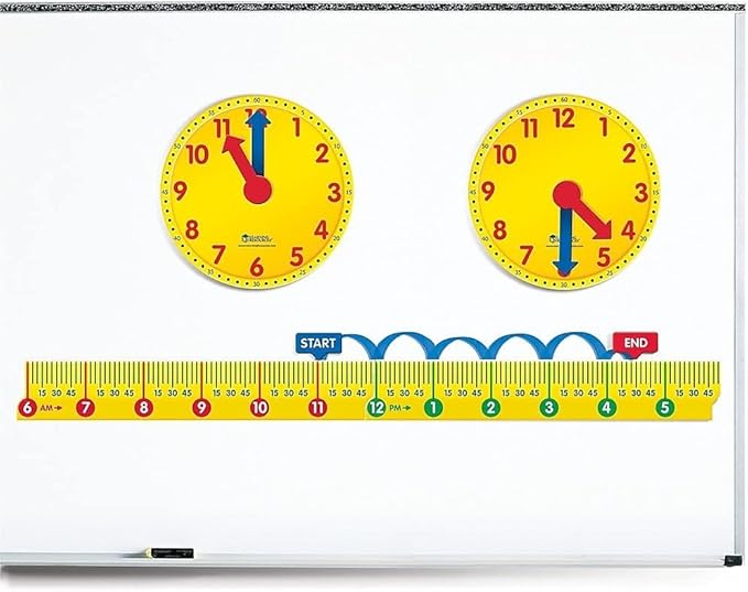 Learning Resources Magnetic Elapsed Time Set, LER2983