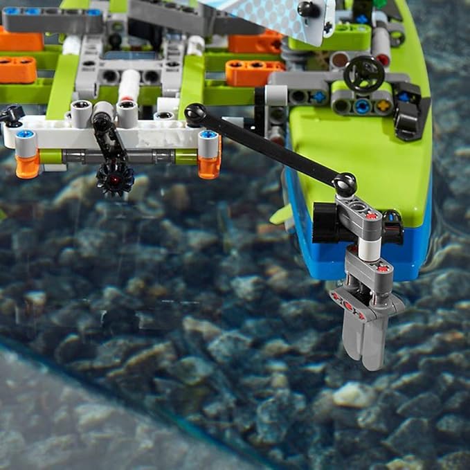 LEGO Technic Catamaran 42105 Model Sailboat Building Kit (404 Pieces)