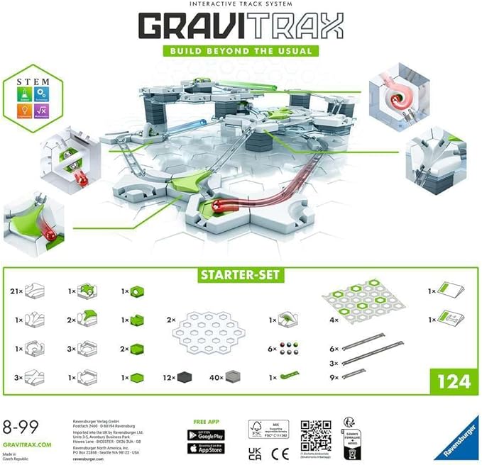 Ravensburger GraviTrax: Starter-Set | Innovative Marble Run & STEM Toy for Kids Ages 8+ | Engaging & Educational Building Game