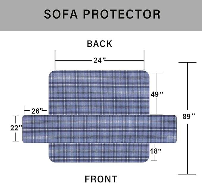 vctops Faux Fur Fluffy Recliner Chair Slipcover Faux Rabbit Fur Non Slip Sofa Cover Super Soft Plush Thick Couch Cover Furniture Protector with Elastic Straps for Kids, Dogs, Pets(Cream,24")