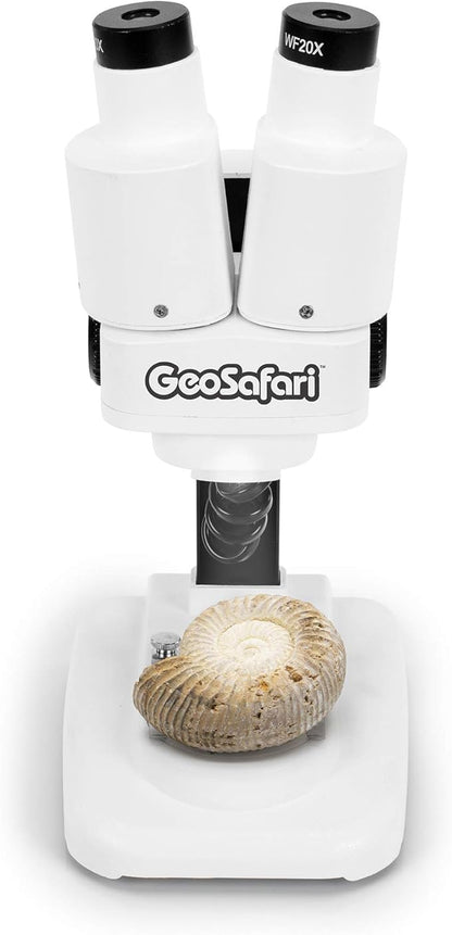 Educational Insights GeoSafari Stereoscope - Introductory Stereo Microscope for Kids Ages 8+, Science Toys for Kids