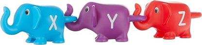 Learning Resources Snap-n-Learn ABC Elephants, Educational Toys, Alphabet Elephant Toy, Fine Motor Toys, Counting and Sorting Toys, Ages 2+