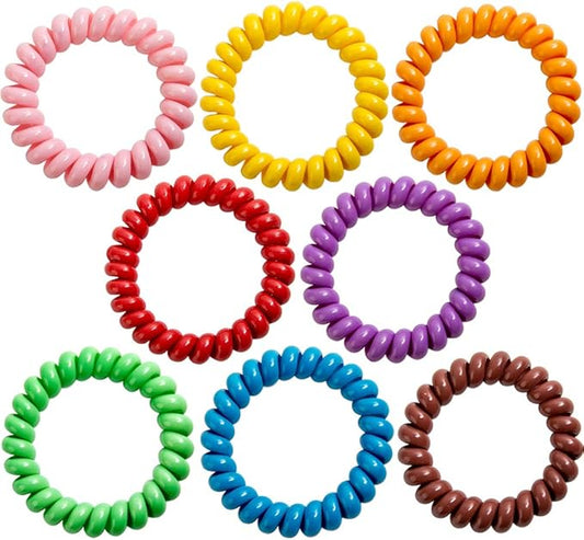 Sensory Bracelets for Autism, ADHD, SPD – Stretchy Coil Bracelets for Special Needs (8 Pack)