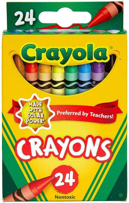 Crayola Crayons, Assorted Classic Colors, 24 Count